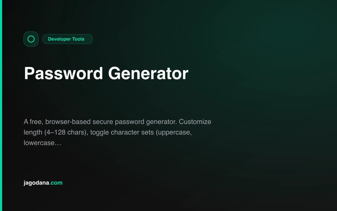 Password Generator screenshot